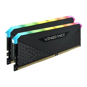 32GB (2x16GB) Corsair DDR4 Vengeance RGB RS Black, PC4-25600 (3200), Non-ECC Unb - Picture 1 of 4