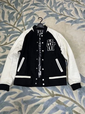 M Size Stadium Jacket Volcom Leather Sleeves - Image 1 of 4