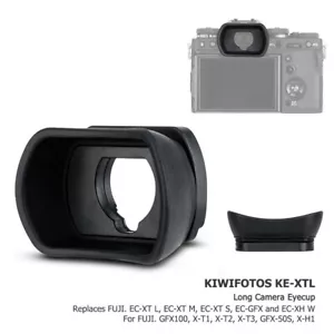 Long Eyecup Eyepiece for Fujifilm X-H2 X-T4 X-T3 X-T2 X-T5 GFX100 GFX-50S X-H1 - Picture 1 of 12