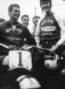 Triumph TR6 Trophy Bud Ekins 1960s motorcycle Steve McQueen stuntman photo - Picture 1 of 1