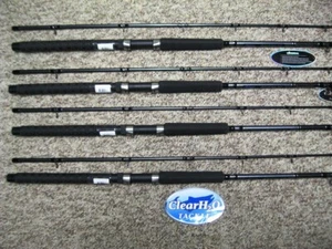 4PK OKUMA CLASSIC PRO GLT 8'0 MEDIUM 2PC DOWNRIGGER TROLLING ROD CP-DR-802M - Picture 1 of 1