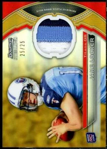Jake Locker JSY Rookie Card 2011 Bowman Sterling Gold Refractors #BSRJL  - Picture 1 of 2