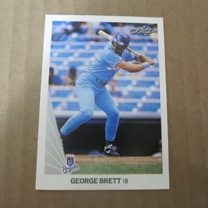 George Brett  1990 Leaf #178 Kansas City Royals HOF