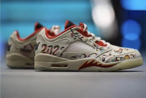Nike Air Jordan 5 Low x CLOT CNY Chinese New Year 2021 Men Size 12 : DD2240 100 - Picture 1 of 12
