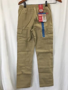 Levi’s Youth Pull-On Waistband Cargo Pants Stretch Khakis New U pick Sizes - Picture 1 of 6