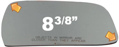 New Convex Right Replacement Mirror For 00-04 Nissan Xterra W/O Backing Plate - Image 1 of 4