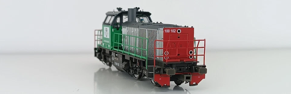 Mehano PI-MH90563DS D100 102 FRET Italy Gray/Inox/Green/Red DCC SOUND