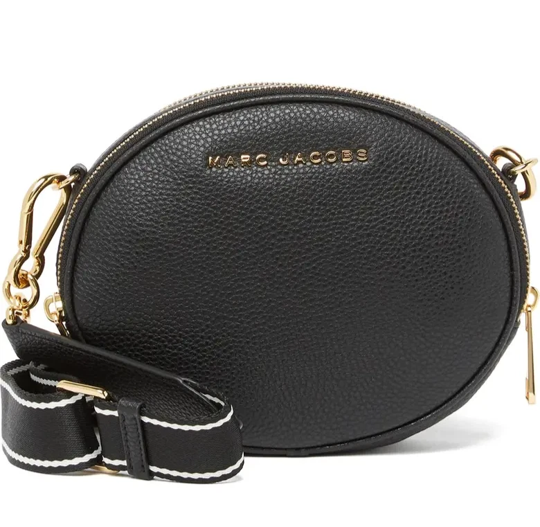 Marc Jacobs Rewind Oval Leather Crossbody Code M0016411.
