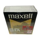 Maxell Digital Media CD-R 74-Minute (5-Pack) Recordable 650 MB - NEW!