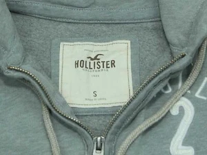 .. HOLLISTER DONNA FELPA CON CAPPUCCIO E ZIP TAGLIA S OTTIME CONDIZIONI - Imagen 1 de 6