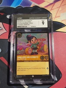Vanellope von Schweetz - Sugar Rush Champ 6/204 Shimmering Skies Cold Foil CGC 9 - Imagen 1 de 2