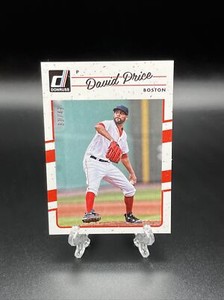 2017 Panini Donruss David Price #64 Aqueous Test Proof Card #’D 30/49