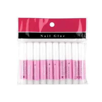 False Nail Glue 10x 2g Bottles Extra Strong Fake False Nail Glue Nail Art - Image 1 of 4