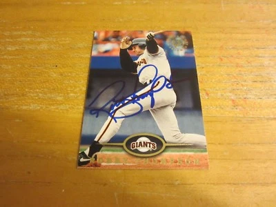 Robby Thompson Autographed Signed 1995 Stadium Club #398 Trading Card MLB Giants - Image 1 of 3