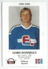 1985-86 Fredericton Express (AHL) Gord Donnelly