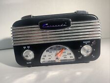 Coronado AM/FM Radio 2014 Black 5” X 7” - Vintage Radio Model -Tested Works