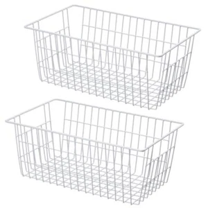 Freezer Baskets Pantrty Storage Bins for Kitchen Pantry Organizer Bins14"x11"x6" - Picture 1 of 7