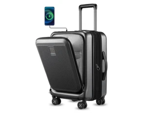 Luggex Handgepäckkoffer mit erweiterbarem Laptopfach - Hartschalen-Handgepäck  - Bild 1 von 1