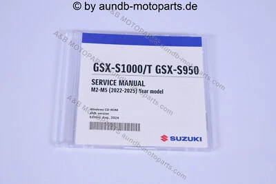 GSX-S 1000 A/GT M2- 22- Werkstatthandbuch CD NEU/Service Manual original Suzuki - Bild 1 von 3