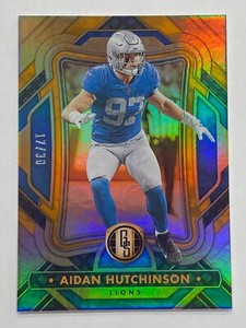 Aidan Hutchinson Lions 2023 Panini Gold Standard No.40 17/30 Single Card