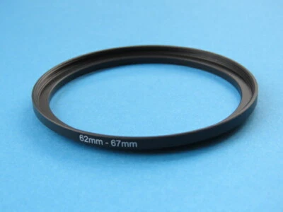 62mm to 67mm Step Up Step-Up Ring Camera Filter Adapter Ring 62-67mm - Image 1 of 2