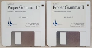 Proper Grammar II ©1992 SoftWood Grammar Correction System for Amiga Disks ONLY - Afbeelding 1 van 1