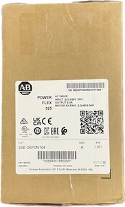 Allen-Bradley 25B-D6P0N104 /A PowerFlex 525 2.2kW 3Hp AC Drive AB 25BD6P0N104 - Imagen 1 de 2