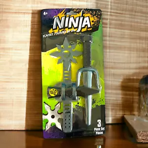Ninja Play Set Toy Halloween Dress Up Pretend Play 3 Piece Accessory Set 4+ STAR - Picture 1 of 6