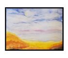 Peinture automne montagnes paysage impressionnisme aquarelle art abstrait M Kravt