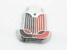 Vintage Standard 10 Car Bonnet Red/Black Emblem/Badge/Logo Chromed PLASTIC