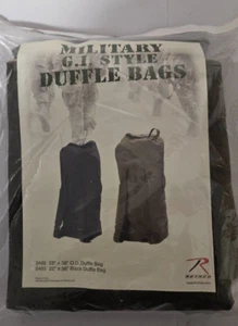 Rothco G.I. Style Canvas Double Strap Duffle Bag One Size, Olive Drab  - Picture 1 of 3