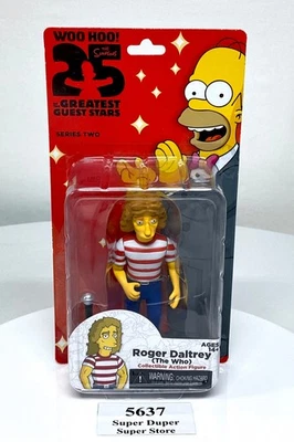 辛普森一家 25 周年纪念 - 最伟大的客串明星 - 世界卫生组织 - 罗杰·达尔特里 - NECA — 第 1/4 张图片