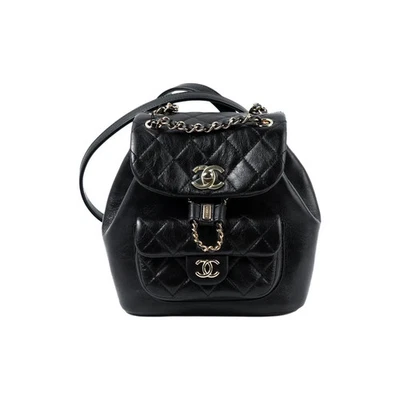 CHANEL Duma Retro Light Gold Buckle Backpack Small Women's 7x6x7.4 in - Image 1 of 4
