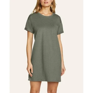 Neu mit Etikett Eddie Bauer Coast And Climb kurzärmeliges Damen-T-Shirt-Kleid mit Tasche Größe M - Bild 1 von 8