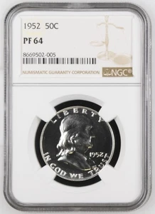 1952 PP Franklin Half Dollar NGC PF-64 -005 - Bild 1 von 2