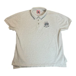 Vintage 90s Walt Disney World 25 Years Polo Shirt XL Heather Gray Mickey Inc - Picture 1 of 8