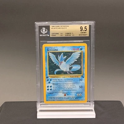 Pokemon 1st Edition Fossil Articuno Holo 2/62 - BGS 9.5 GEM MINT - Image 1 of 3