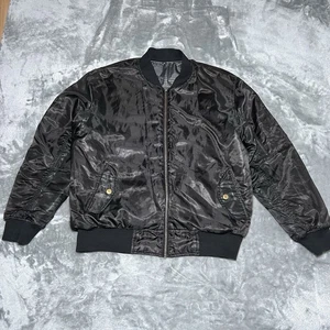 Avirex Jacke Herren Gr. XL Wende Bomber schwarz Fliegerjacke Vintage - Bild 1 von 9