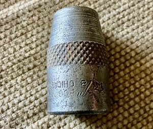 Vintage BOG MFG CO 3/8" Square 1/2" Drive Socket - USA - Picture 1 of 3