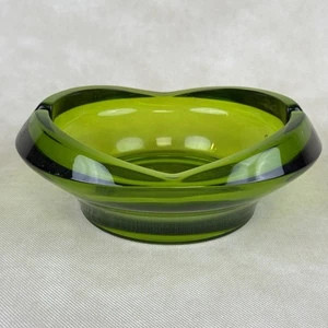 Vintage/MCM, Viking Glass, Emerald Green Ashtray - Picture 1 of 6