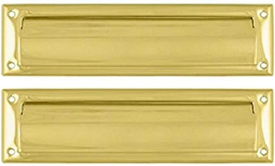 MS212CR003 13 1/8-Inch Mail Slot with Solid Brass Interior Flap - Image 1 of 1