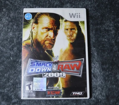 WWE SmackDown vs. Raw 2009: Nintendo Wii - Complete in Original Box, Tested - Image 1 of 4
