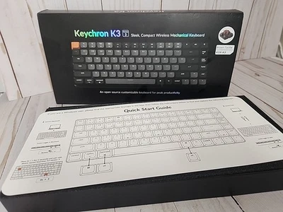 Keychron K3 Wireless Mechanical Keyboard | White Backlight, Brown Switch | K3A3 - Image 1 of 4