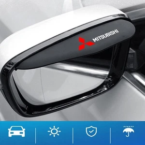 2X Car Accessories For Mitsubishi Rear View Mirror Rain Board Eyebrow Sun Visor - Picture 1 of 5