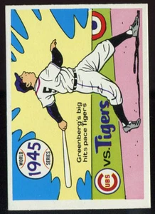 Serie Mundial de Béisbol Fleer 1970 Serie Mundial 1945 Greenberg NMMT c00260 - Imagen 1 de 1