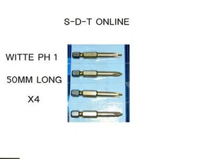 WITTE PH1 X 50 MM LANG SCHRAUBENDREHER BITS SCHÖNE QUALITÄT NEU RESTPOSTEN 4 - Bild 1 von 1