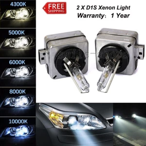 2PCS NEW OEM D1S 6000K 66140 66144 85410 85415 HID XENON HEADLIGHT BULBS SET - Picture 1 of 16