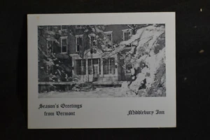 VINTAGE Greetings from Vermont, Middlebury Inn, Robert A Summers Innkeeper - Picture 1 of 2