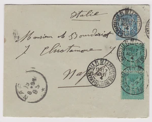 BALLE LETTRE MARSEILLE POUR NAPLES 1894 - Picture 1 of 3