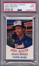 1977 Hostess TWINKIES #38 JERRY ROYSTER PSA 9 MINT Atlanta BRAVES tough!